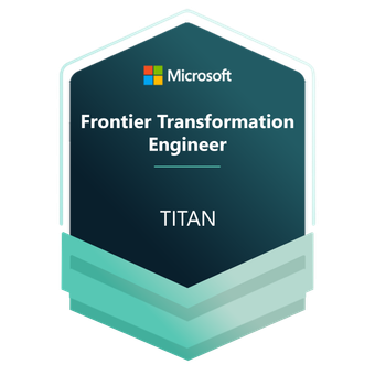 Frontier Transformation Engineer Titan Badge